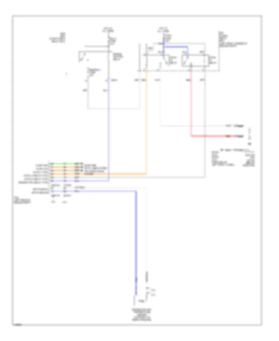Cooling Fan Wiring Diagram for Hyundai Tucson Limited 2014