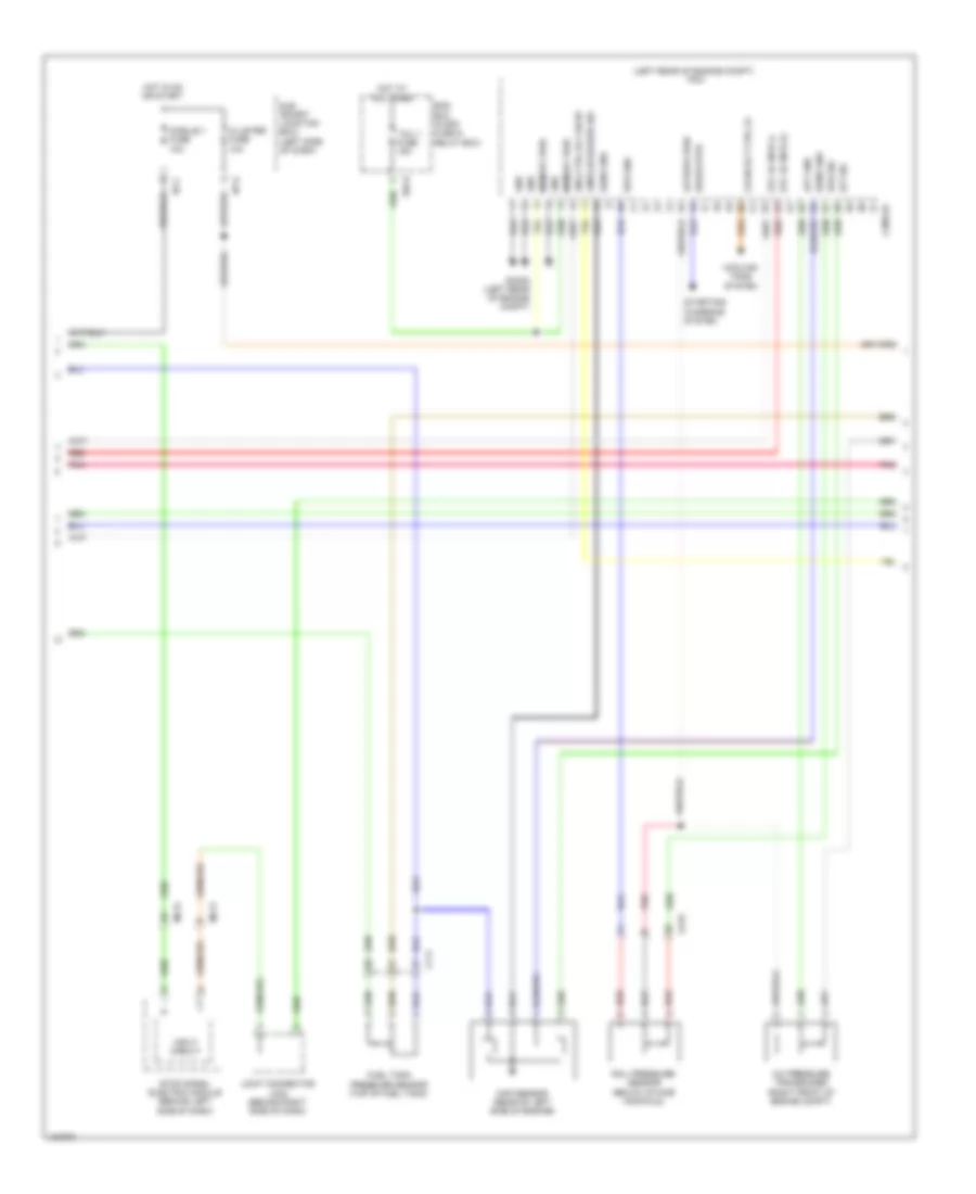 2.0L, Engine Performance Wiring Diagram (4 of 6) for Hyundai Tucson Limited 2014