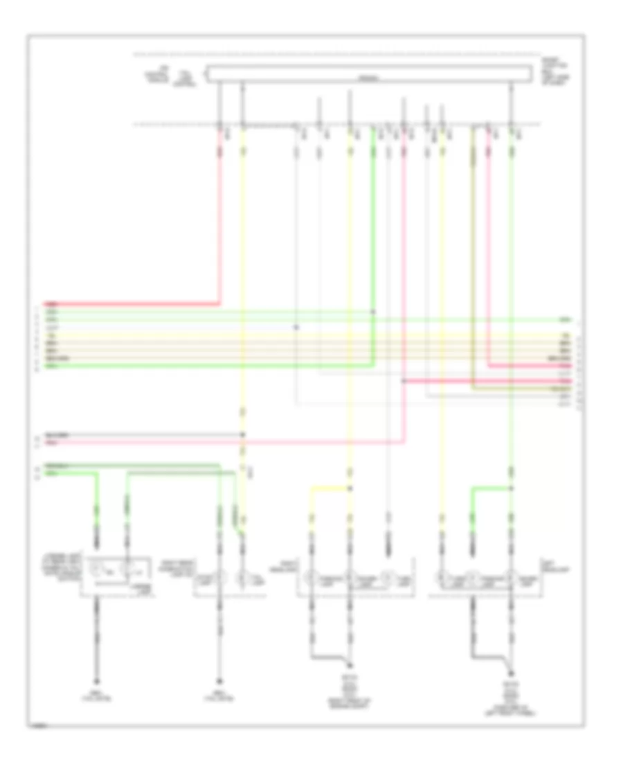 Exterior Lamps Wiring Diagram (3 of 4) for Hyundai Tucson Limited 2014