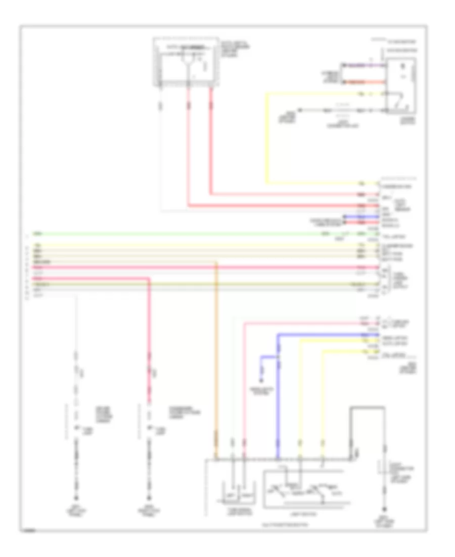 Exterior Lamps Wiring Diagram 4 of 4 for Hyundai Tucson Limited 2014