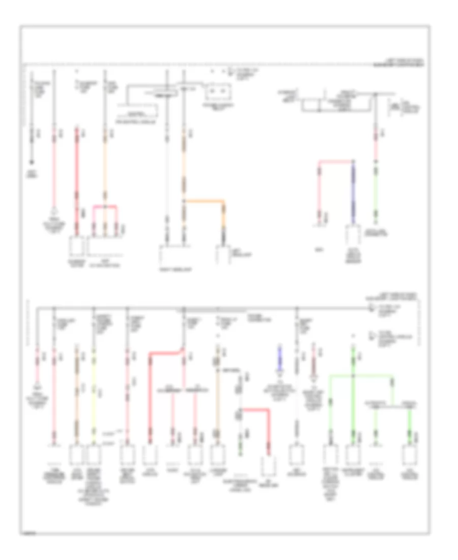Power Distribution Wiring Diagram (5 of 7) for Hyundai Tucson Limited 2014