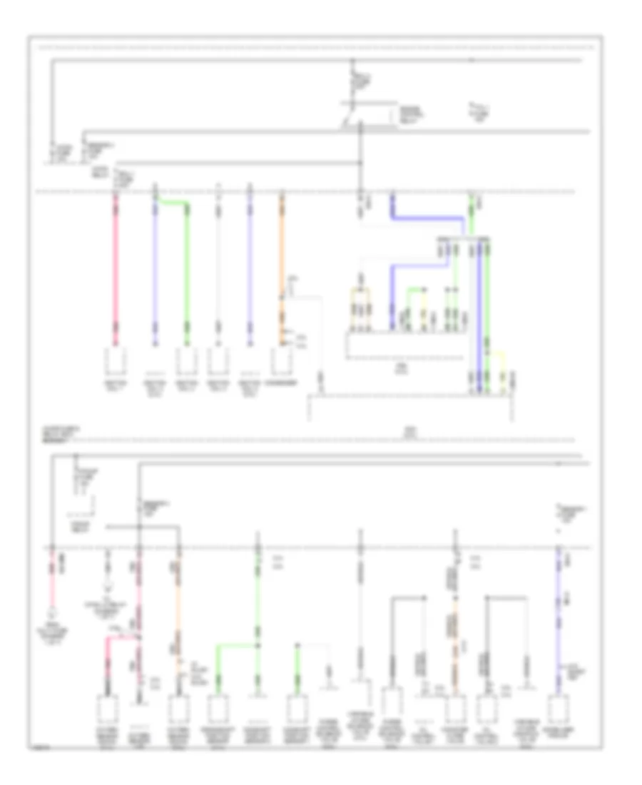 Power Distribution Wiring Diagram (7 of 7) for Hyundai Tucson Limited 2014