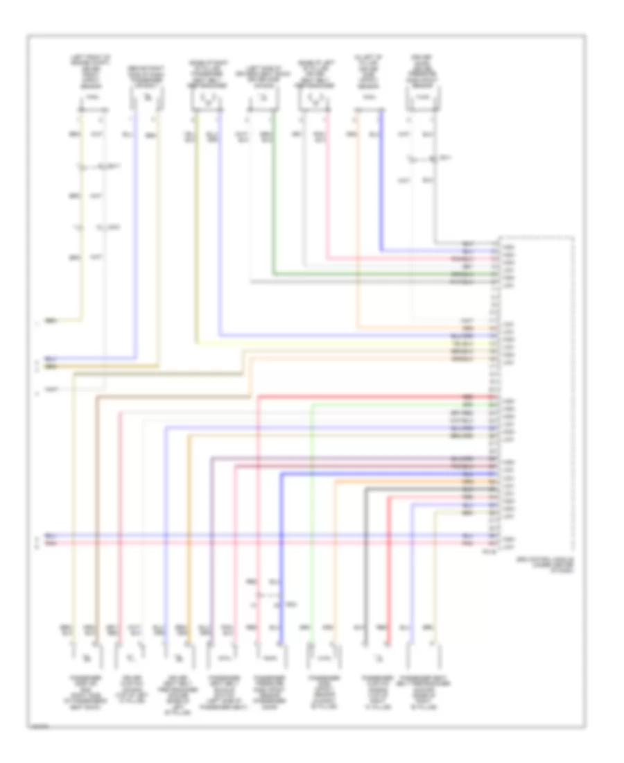 Supplemental Restraints Wiring Diagram (2 of 2) for Hyundai Tucson Limited 2014