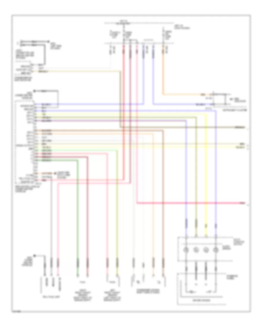 Supplemental Restraints Wiring Diagram 1 of 3 for Hyundai Genesis 4 6 2009