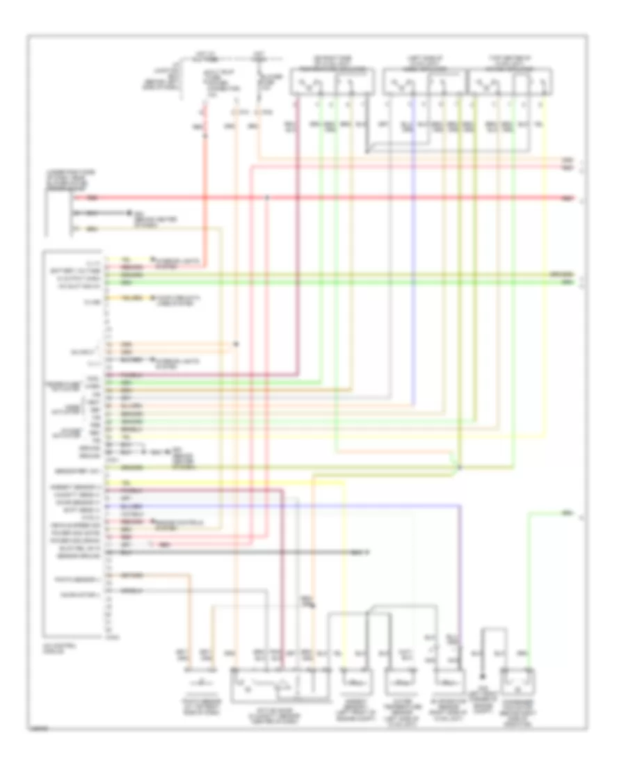 Automatic A C Wiring Diagram 1 of 2 for Hyundai Accent GLS 2006