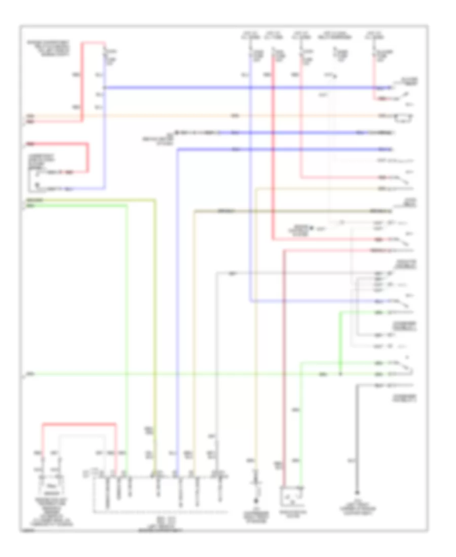 Automatic AC Wiring Diagram (2 of 2) for Hyundai Accent GLS 2006