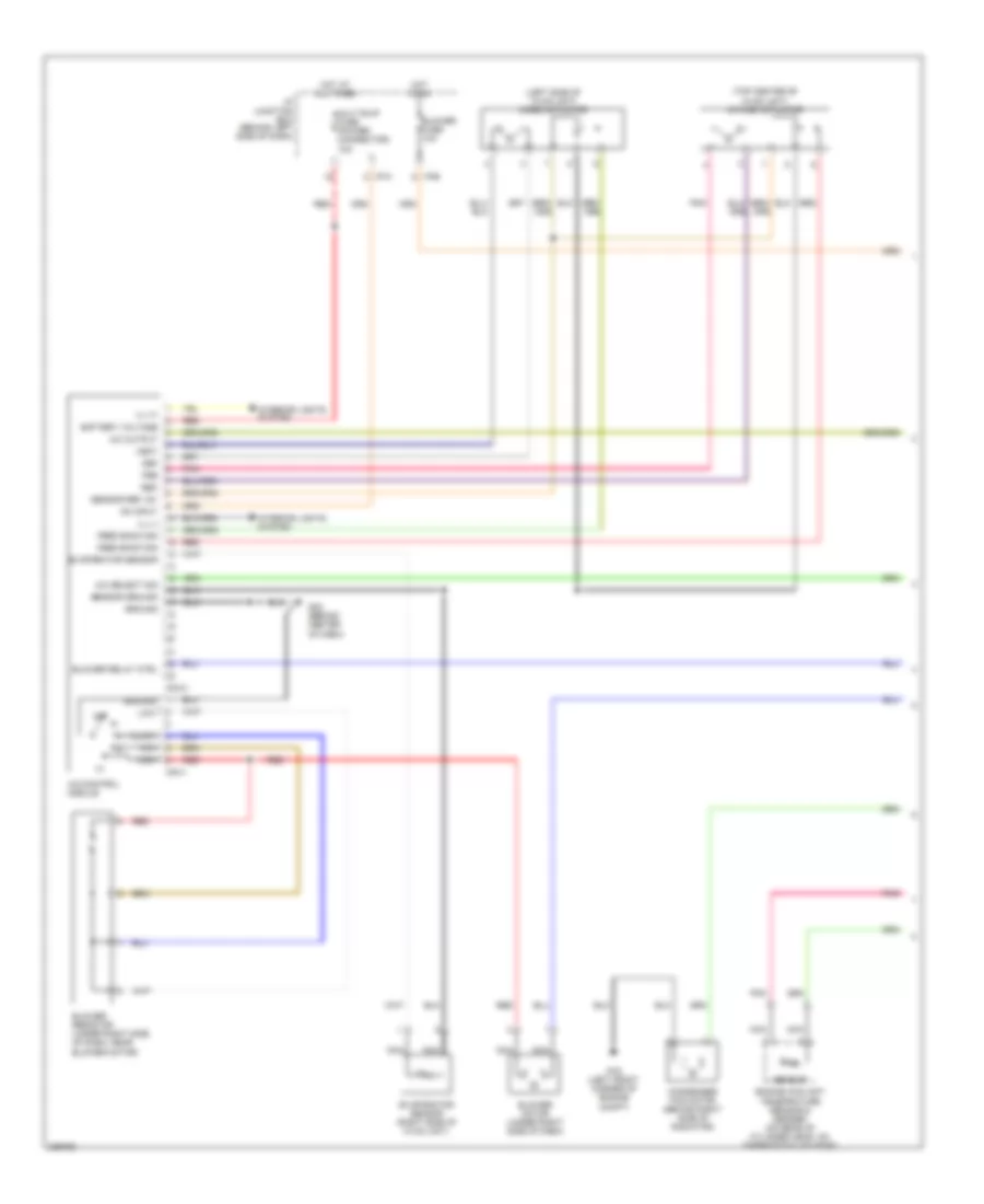 Manual A C Wiring Diagram 1 of 2 for Hyundai Accent GLS 2006
