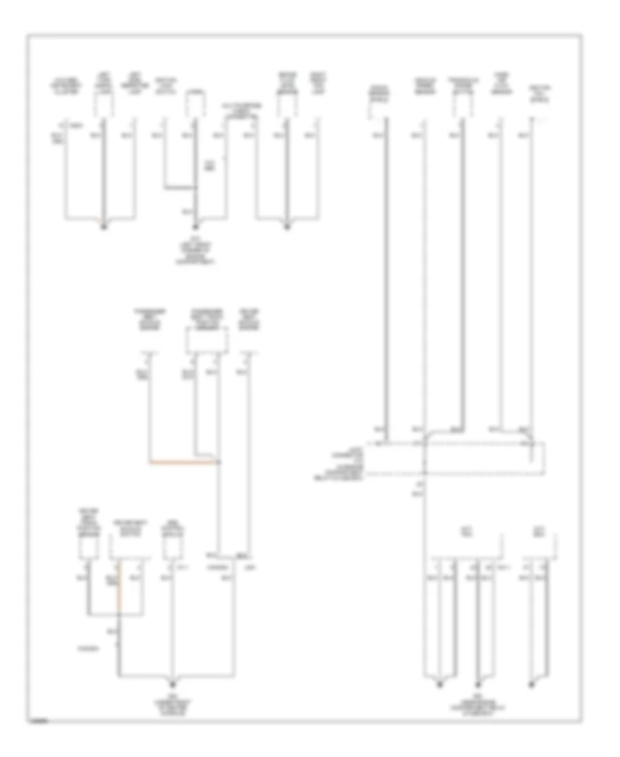 Ground Distribution Wiring Diagram 3 of 3 for Hyundai Accent GLS 2006