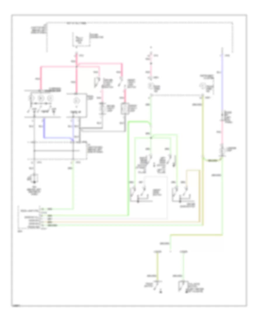 Courtesy Lamps Wiring Diagram for Hyundai Accent GLS 2006