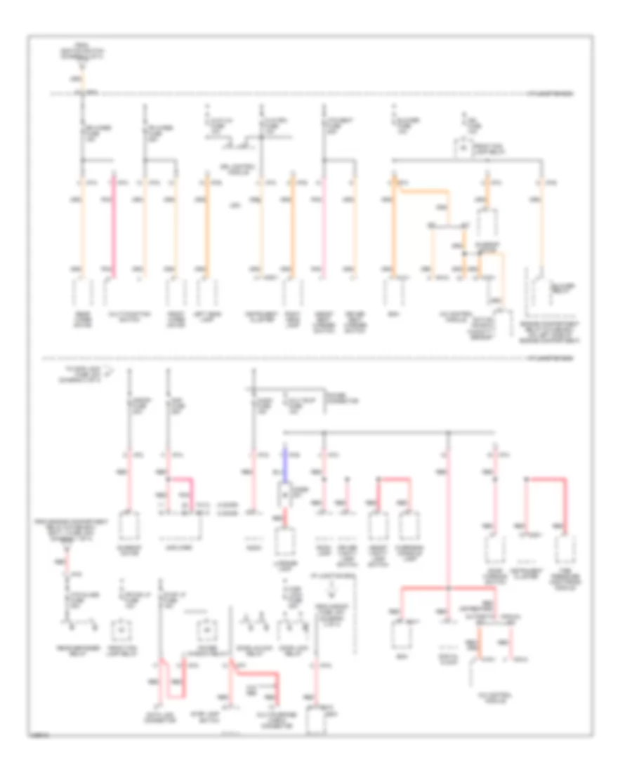 Power Distribution Wiring Diagram (3 of 4) for Hyundai Accent GLS 2006