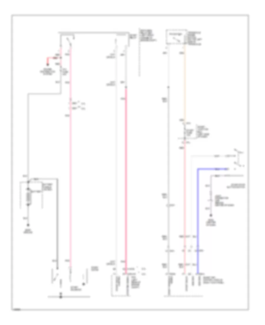 Starting Wiring Diagram, with Smart Key for Hyundai Tucson SE 2014