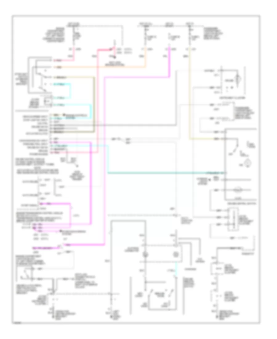 Cruise Control Wiring Diagram for Hyundai Sonata GLS 1999