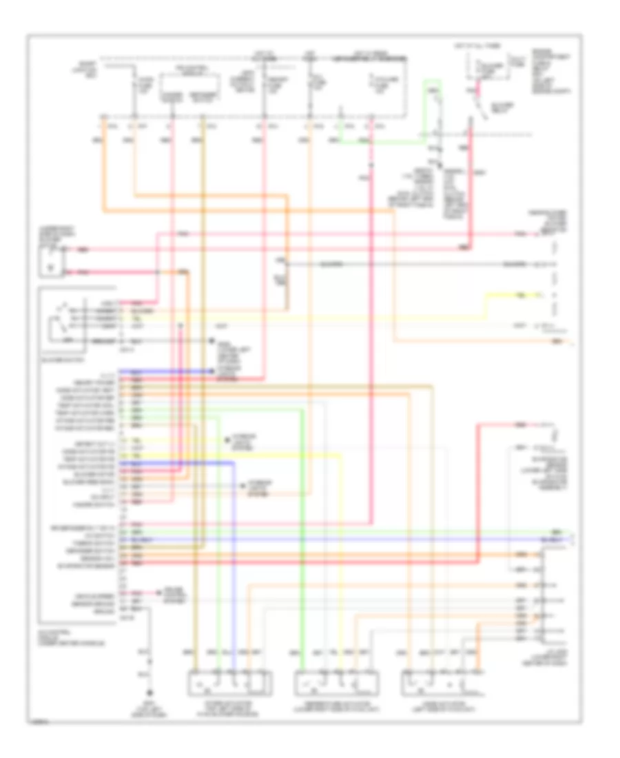 Manual A C Wiring Diagram 1 of 2 for Hyundai Veloster 2014
