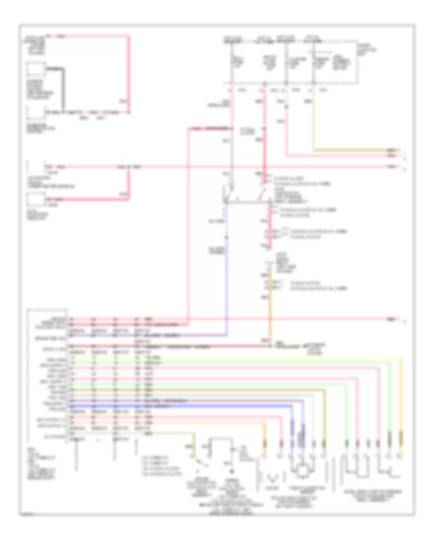 Cruise Control Wiring Diagram 1 of 2 for Hyundai Veloster 2014