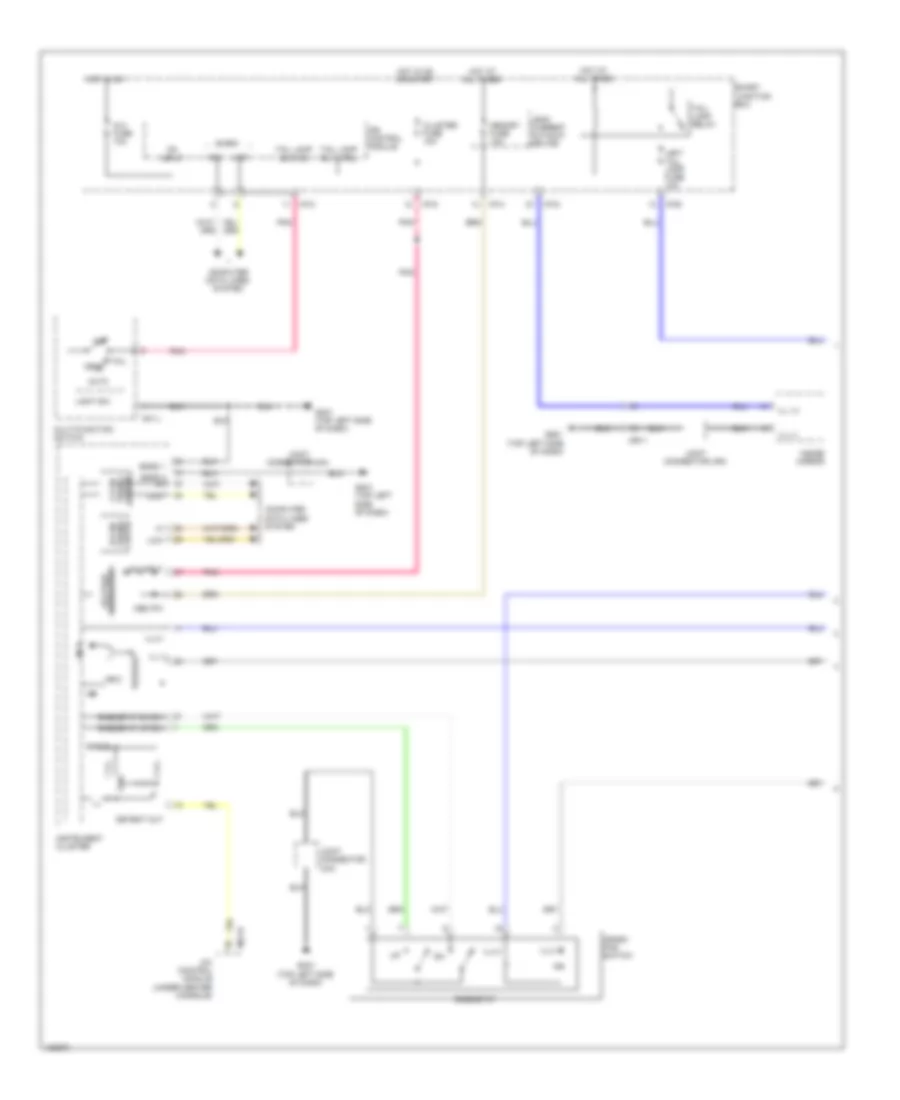 Instrument Illumination Wiring Diagram (1 of 2) for Hyundai Veloster 2014