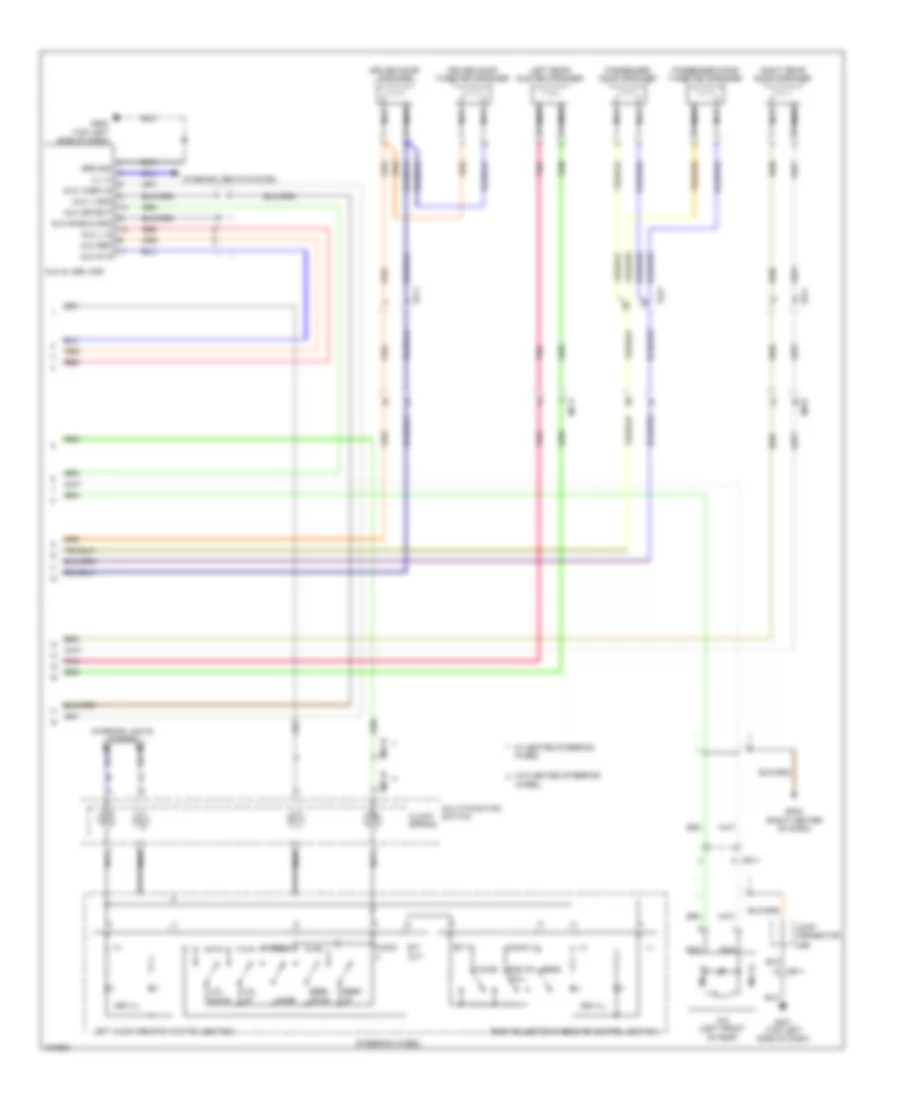 Navigation Wiring Diagram, without Amplifier (2 of 2) for Hyundai Veloster 2014