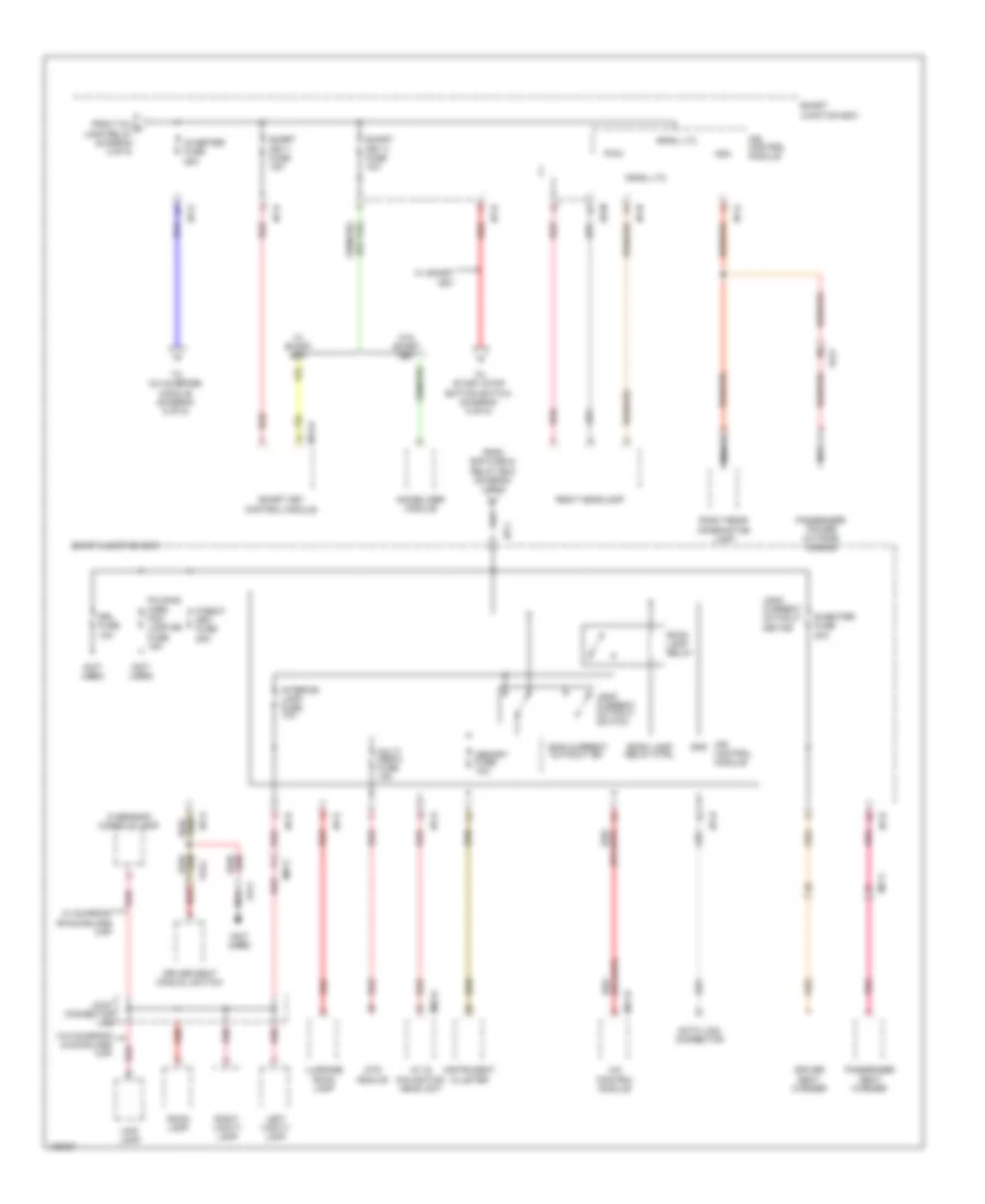 Power Distribution Wiring Diagram (4 of 5) for Hyundai Veloster 2014