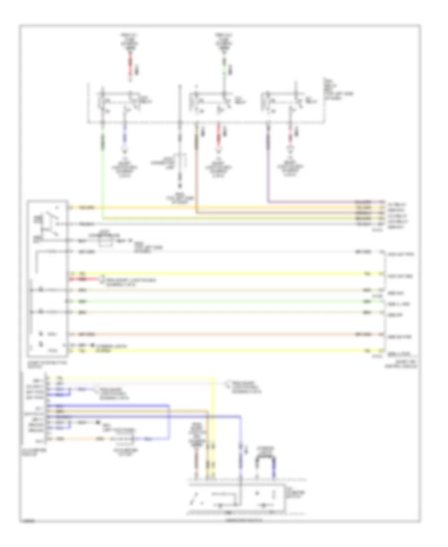 Power Distribution Wiring Diagram (5 of 5) for Hyundai Veloster 2014