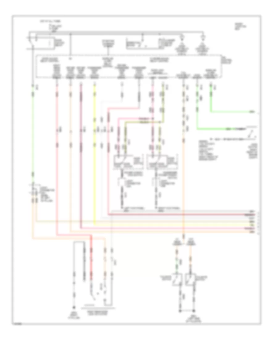 Power Door Locks Wiring Diagram 1 of 2 for Hyundai Veloster 2014