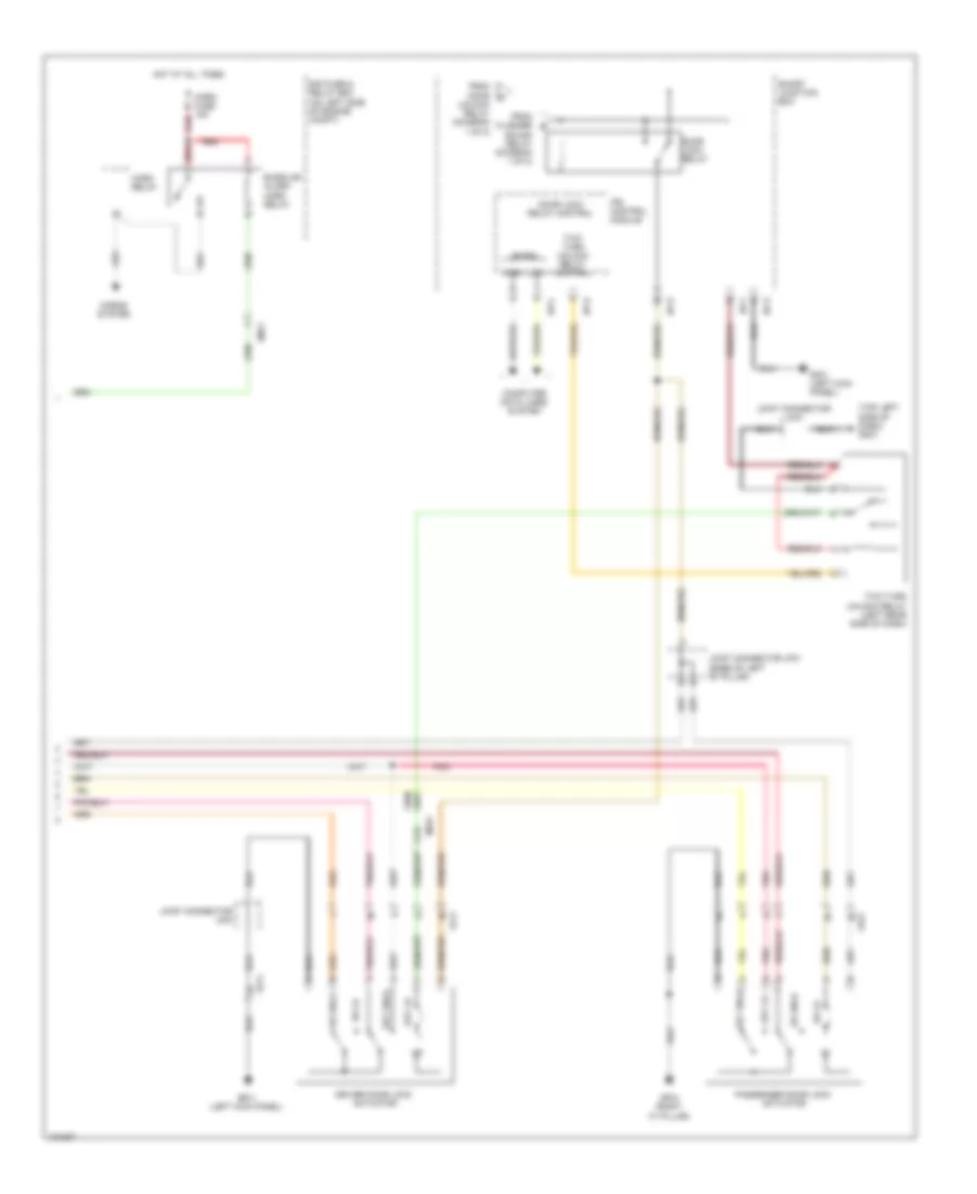 Power Door Locks Wiring Diagram (2 of 2) for Hyundai Veloster 2014