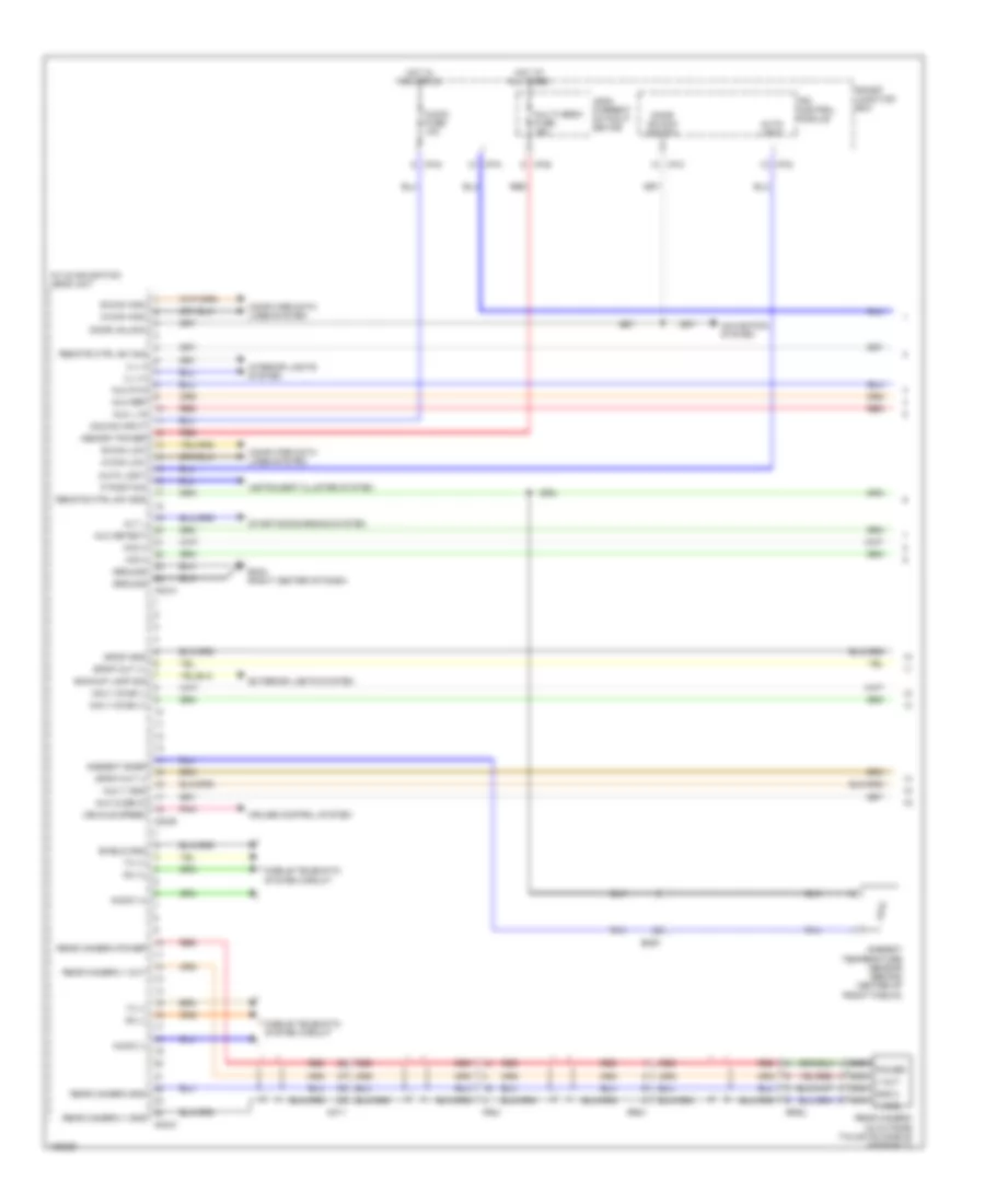 Radio Wiring Diagram with Amplifier 1 of 3 for Hyundai Veloster 2014