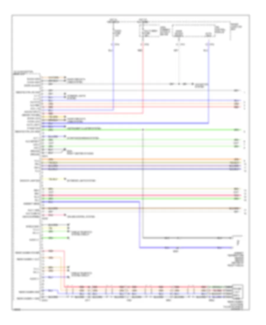 Radio Wiring Diagram, without Amplifier (1 of 2) for Hyundai Veloster 2014