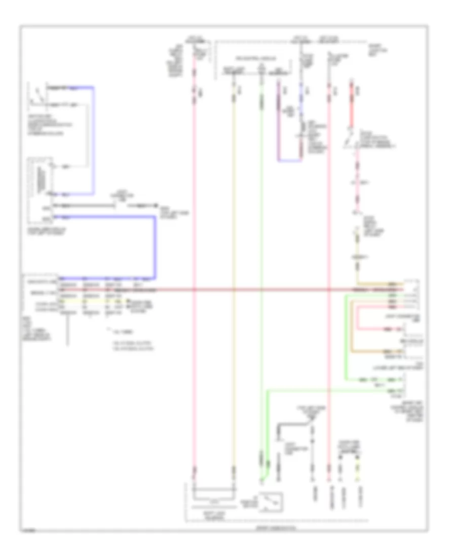 Shift Interlock Wiring Diagram for Hyundai Veloster 2014