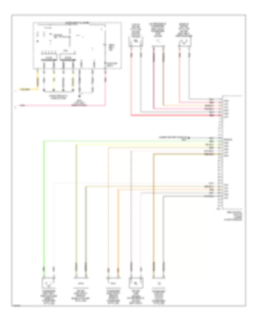Supplemental Restraints Wiring Diagram, Depowered (2 of 2) for Hyundai Veloster 2014