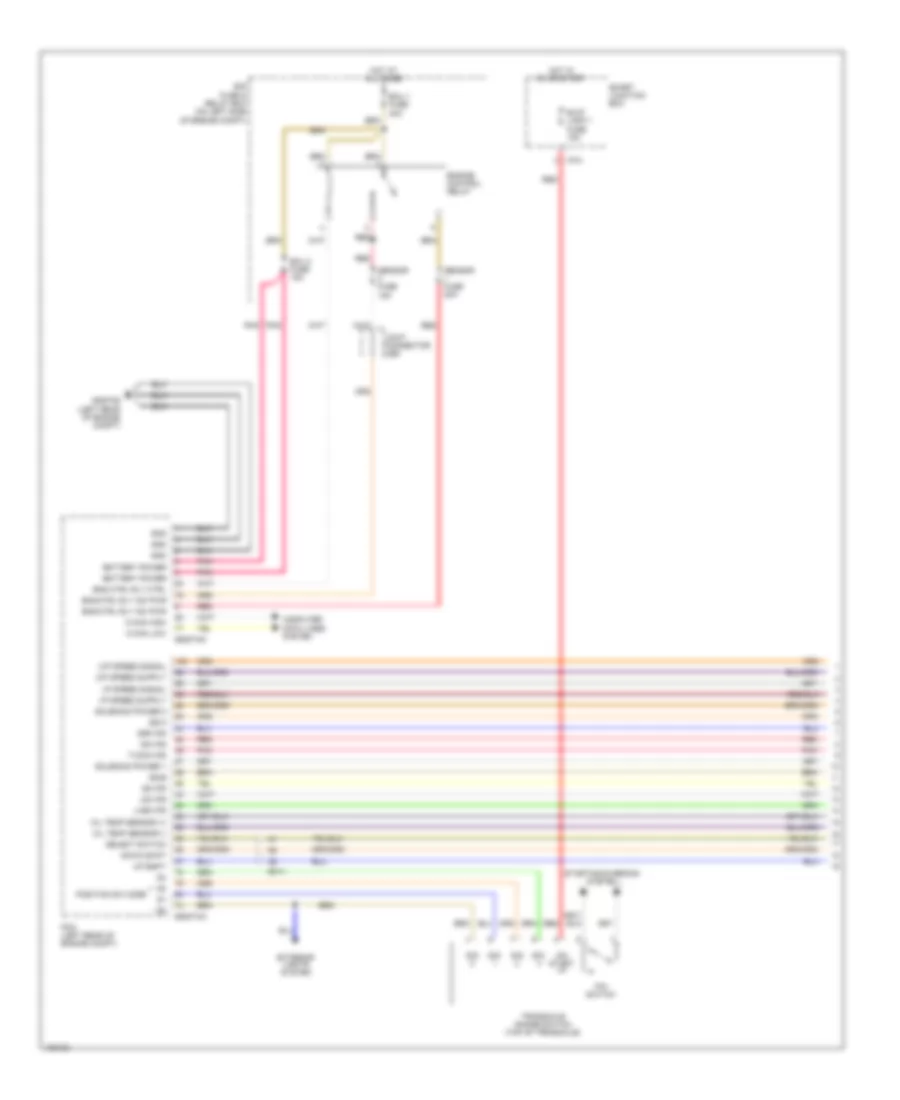 1.6L Turbo, Transmission Wiring Diagram (1 of 2) for Hyundai Veloster 2014