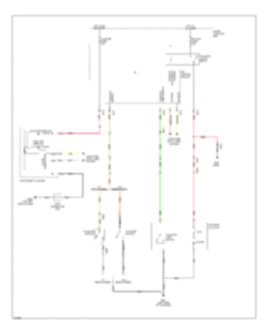 Power Tailgate Wiring Diagram for Hyundai Veloster 2014