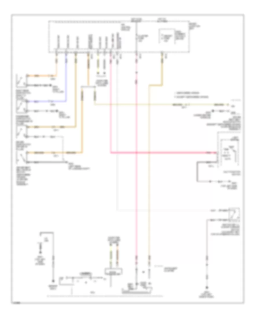 Chime Wiring Diagram for Hyundai Veloster 2014