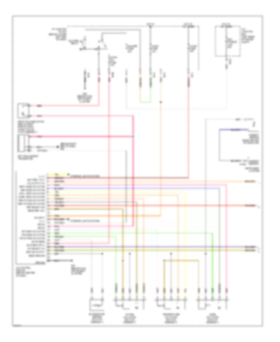 Manual AC Wiring Diagram (1 of 2) for Hyundai Santa Fe GLS 2009