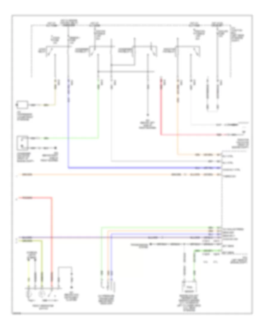 Manual A C Wiring Diagram 2 of 2 for Hyundai Santa Fe GLS 2009