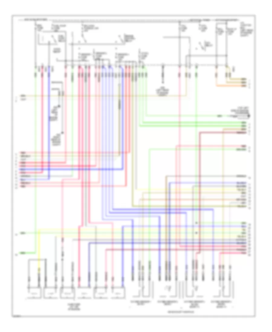 2.7L, Engine Performance Wiring Diagram (3 of 5) for Hyundai Santa Fe GLS 2009