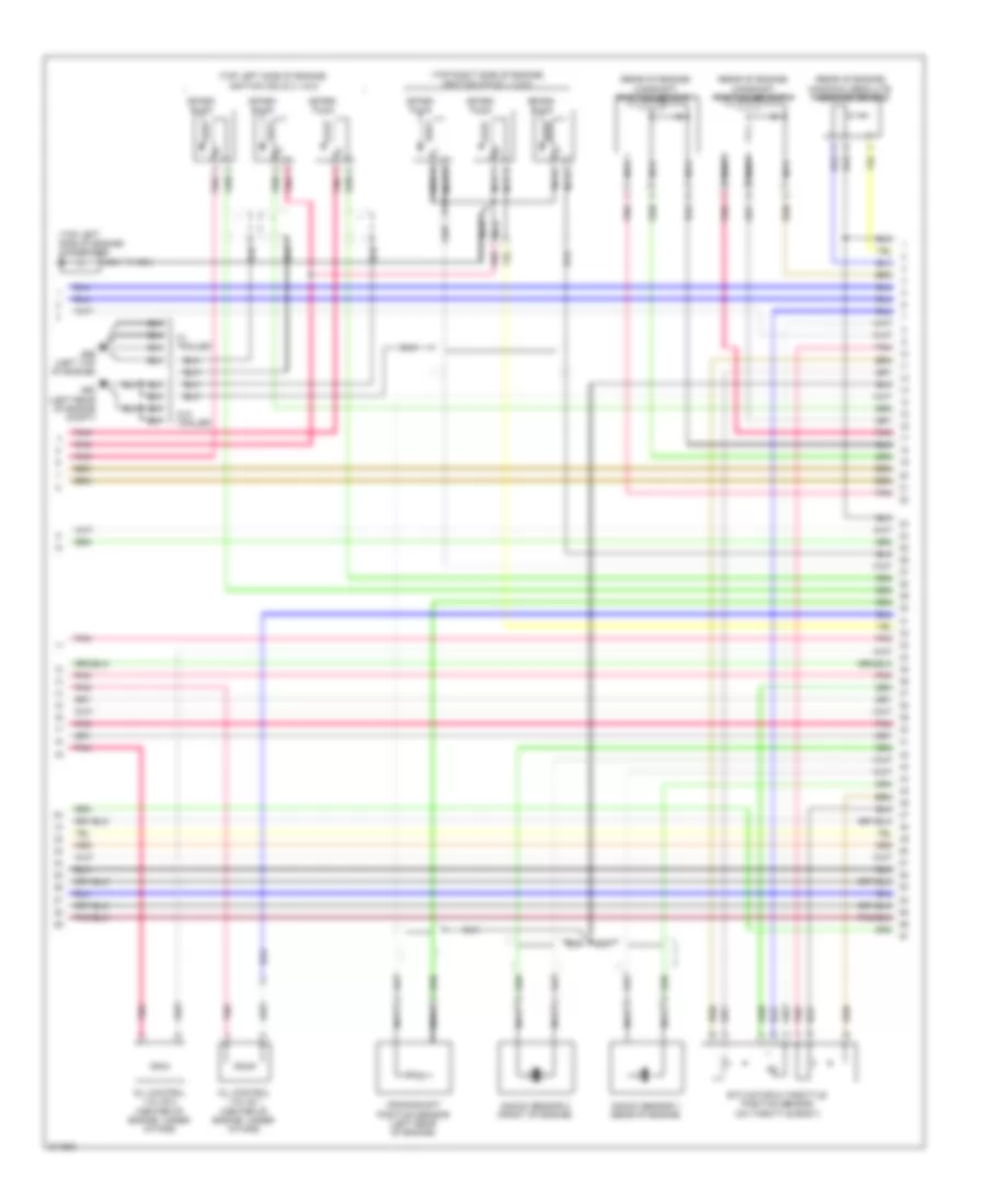 3.3L, Engine Performance Wiring Diagram (4 of 5) for Hyundai Santa Fe GLS 2009