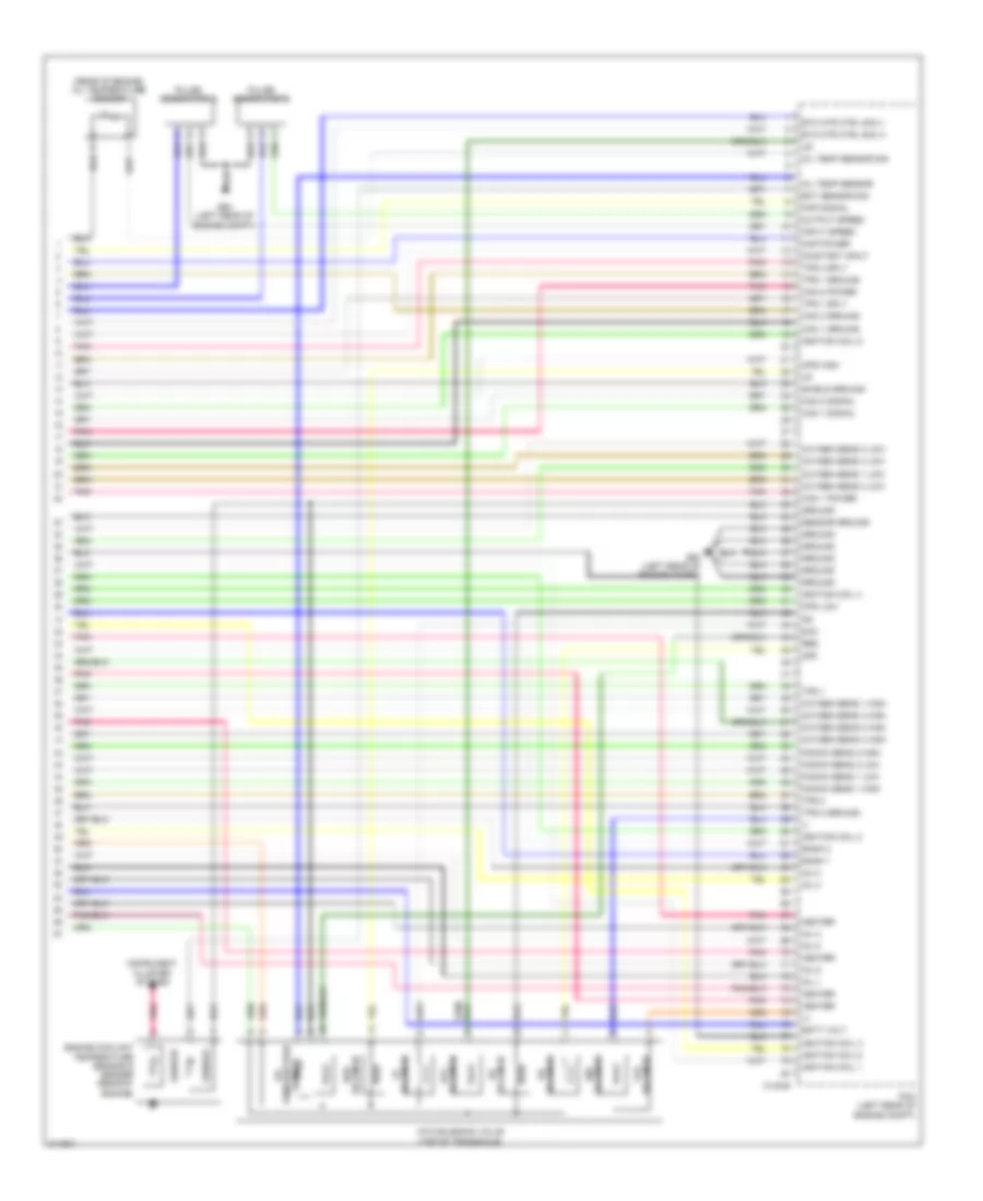 3.3L, Engine Performance Wiring Diagram (5 of 5) for Hyundai Santa Fe GLS 2009