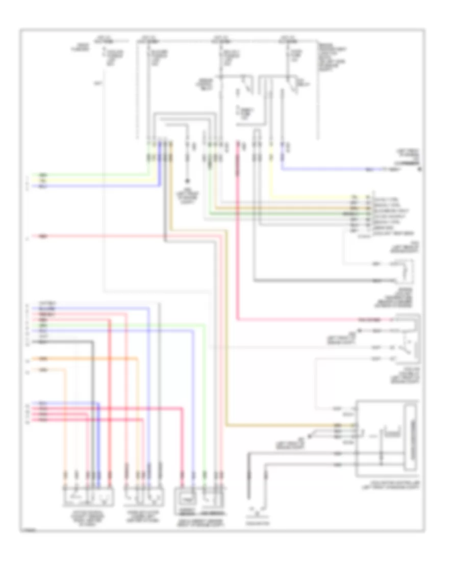 Automatic A C Wiring Diagram 2 of 2 for Hyundai Azera Limited 2006