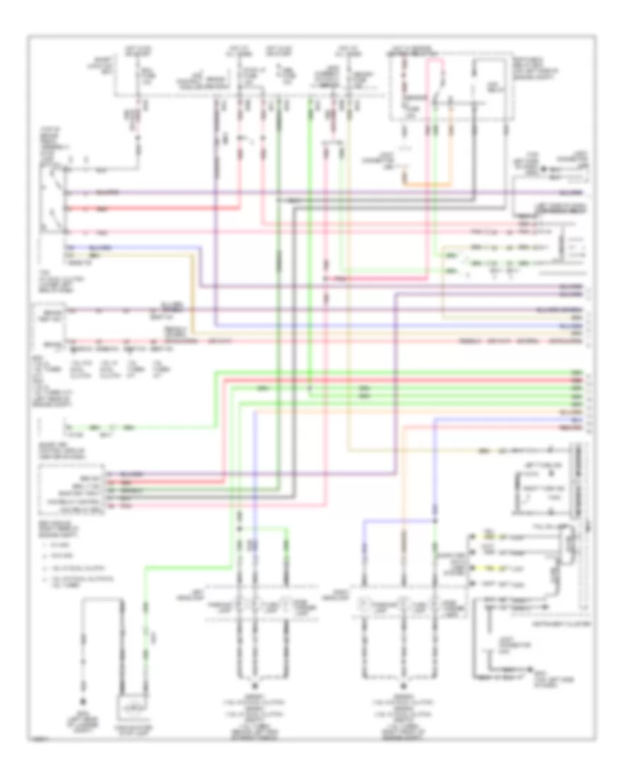 Exterior Lamps Wiring Diagram 1 of 2 for Hyundai Veloster Turbo 2014