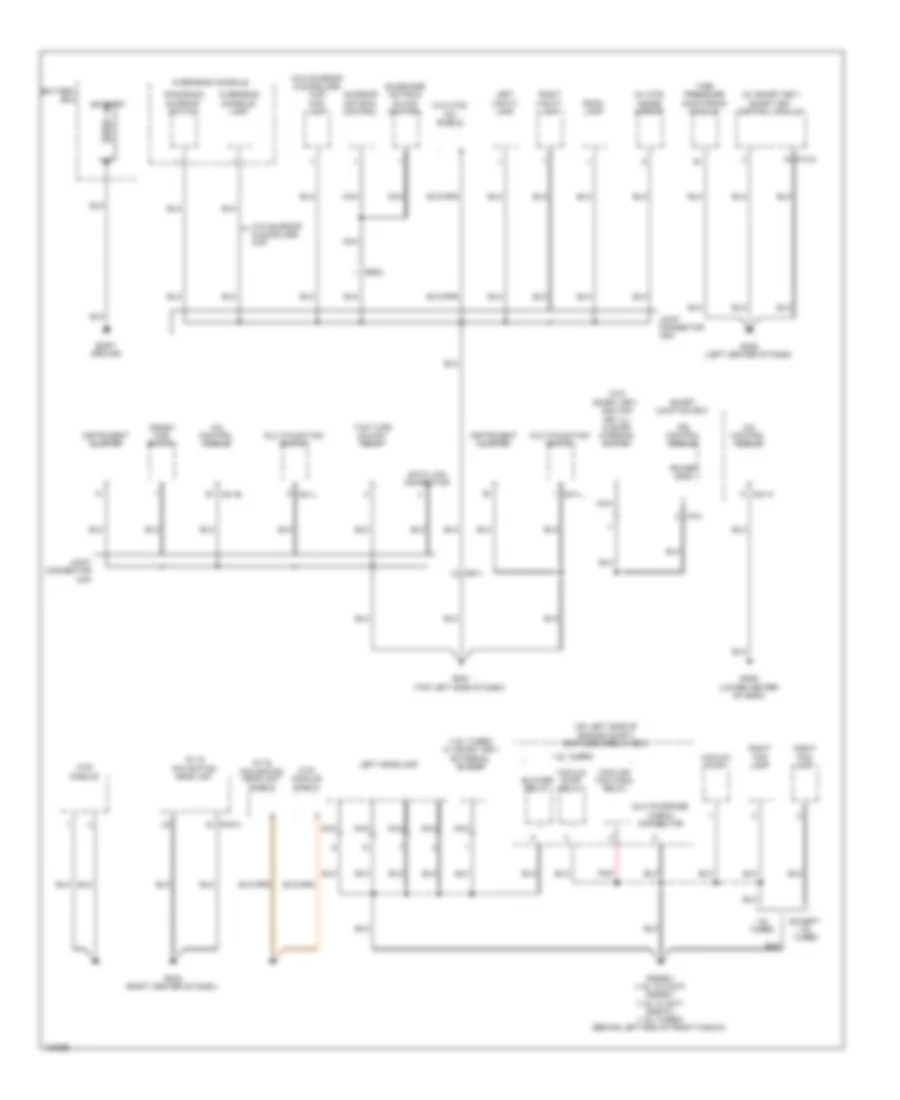 Ground Distribution Wiring Diagram 1 of 4 for Hyundai Veloster Turbo 2014