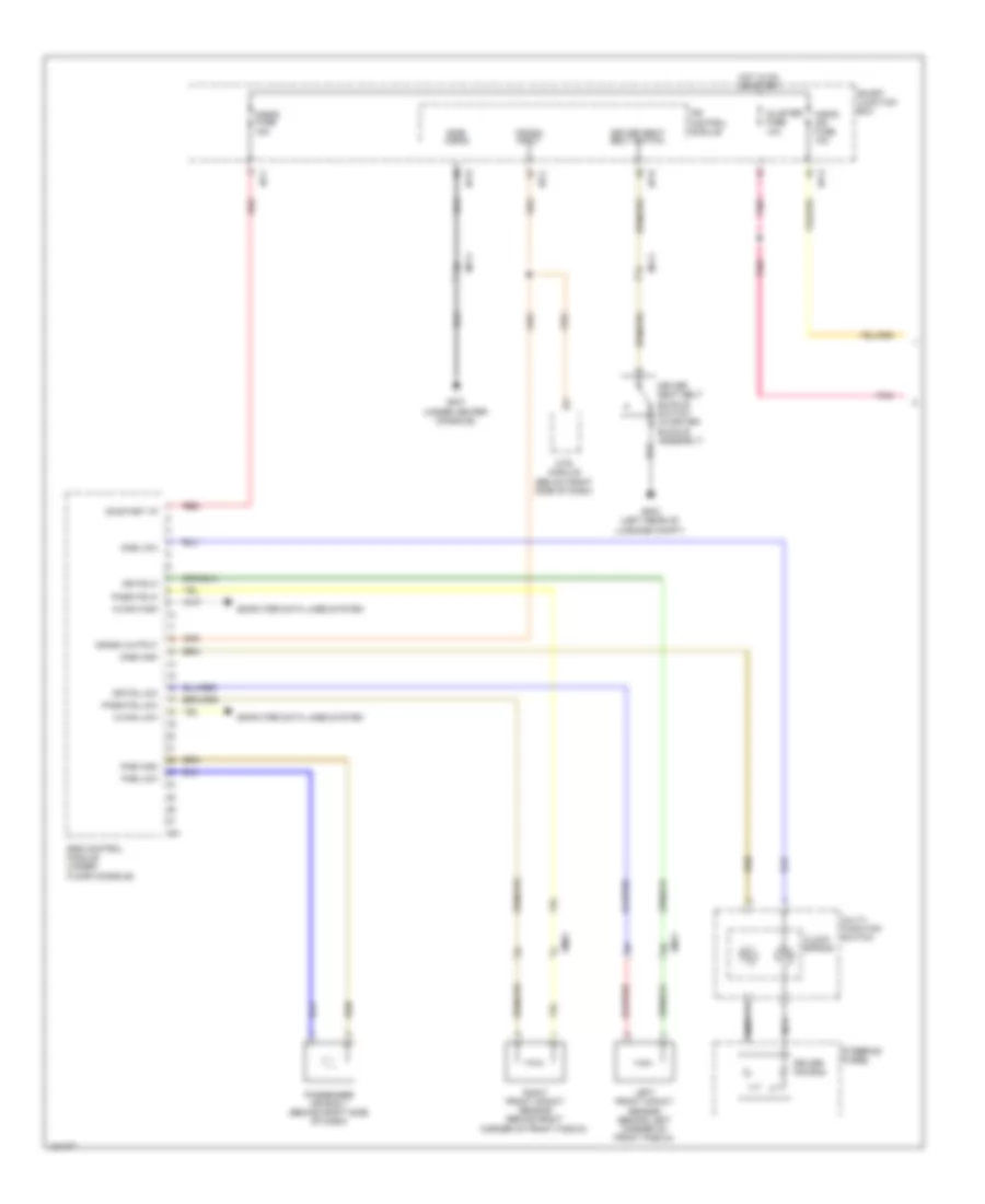 Supplemental Restraints Wiring Diagram, Depowered (1 of 2) for Hyundai Veloster Turbo 2014