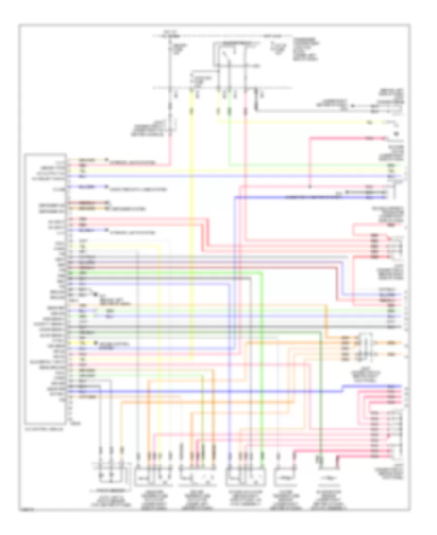 Automatic A C Wiring Diagram 1 of 2 for Hyundai Azera SE 2006