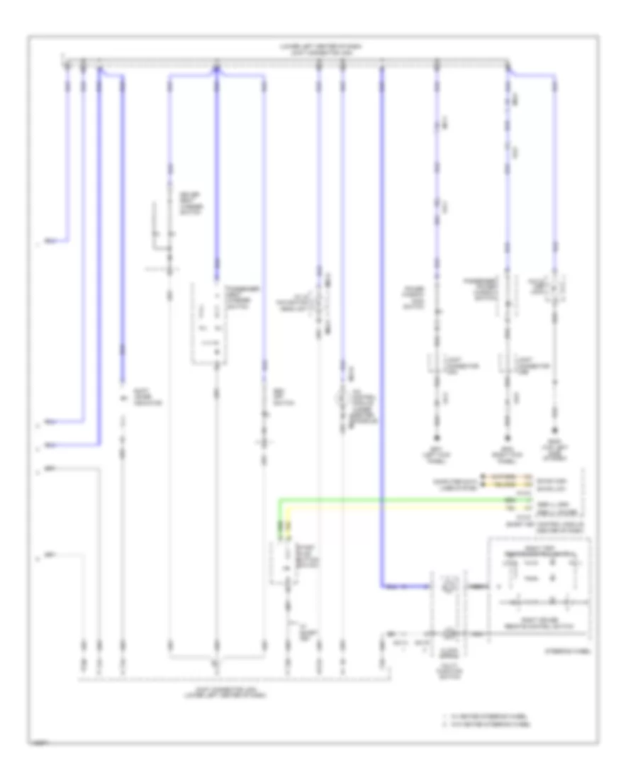 Instrument Illumination Wiring Diagram (2 of 2) for Hyundai Veloster Turbo R-Spec 2014