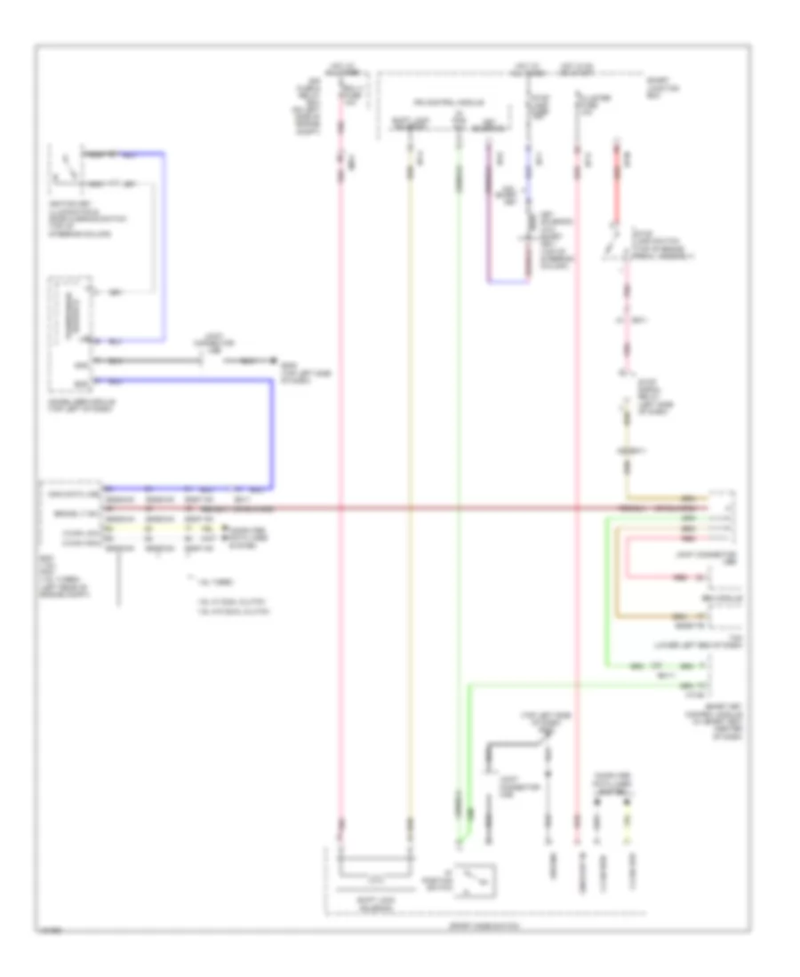 Shift Interlock Wiring Diagram for Hyundai Veloster Turbo R-Spec 2014