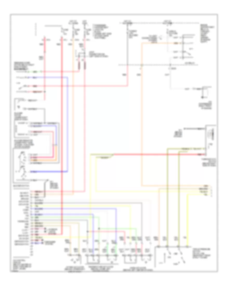 Manual AC Wiring Diagram (1 of 2) for Hyundai Elantra GLS 2006