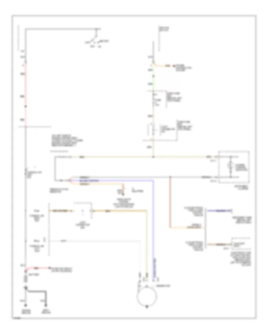 Charging Wiring Diagram for Hyundai Accent GL 2000