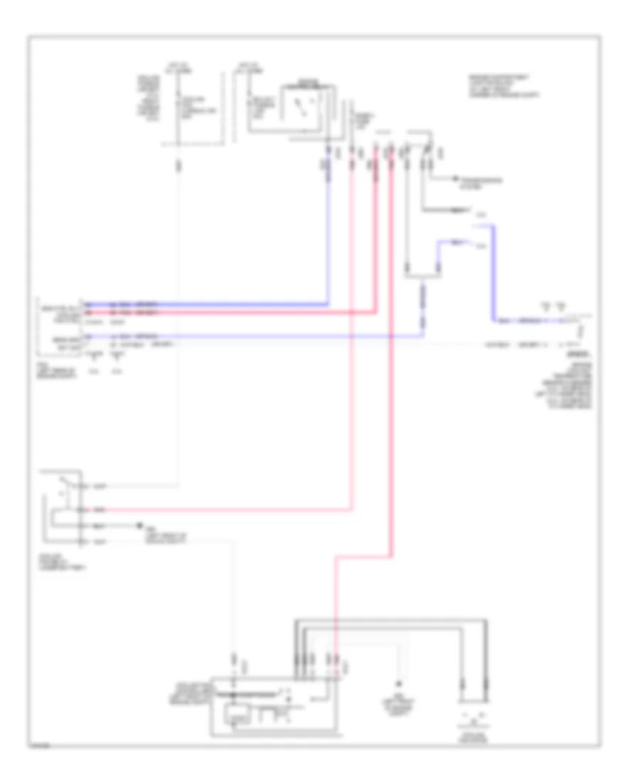 Cooling Fan Wiring Diagram for Hyundai Sonata GLS 2009