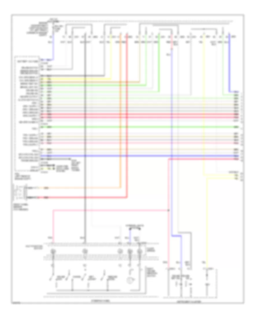 3.3L, Cruise Control Wiring Diagram (1 of 2) for Hyundai Sonata GLS 2009