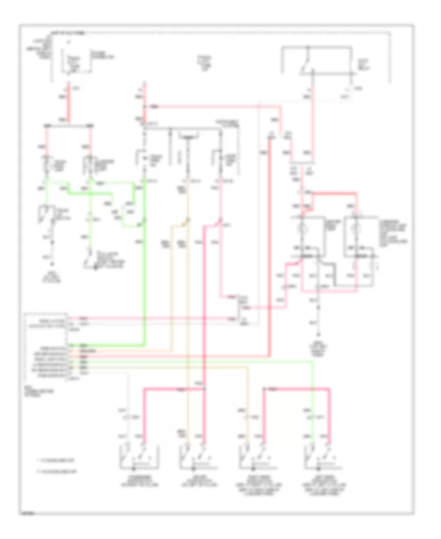 Courtesy Lamps Wiring Diagram for Hyundai Accent GLS 2012