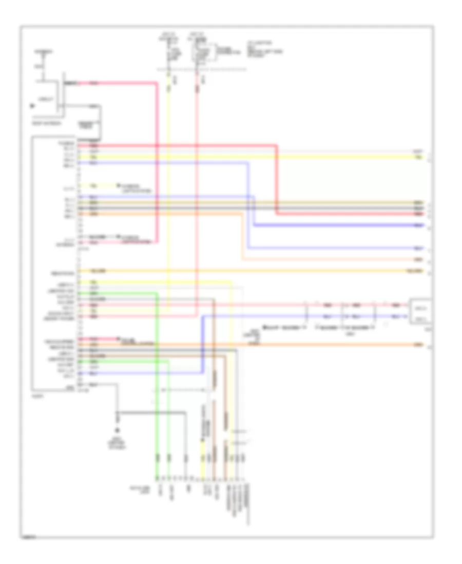 Radio Wiring Diagram 1 of 2 for Hyundai Accent GLS 2012