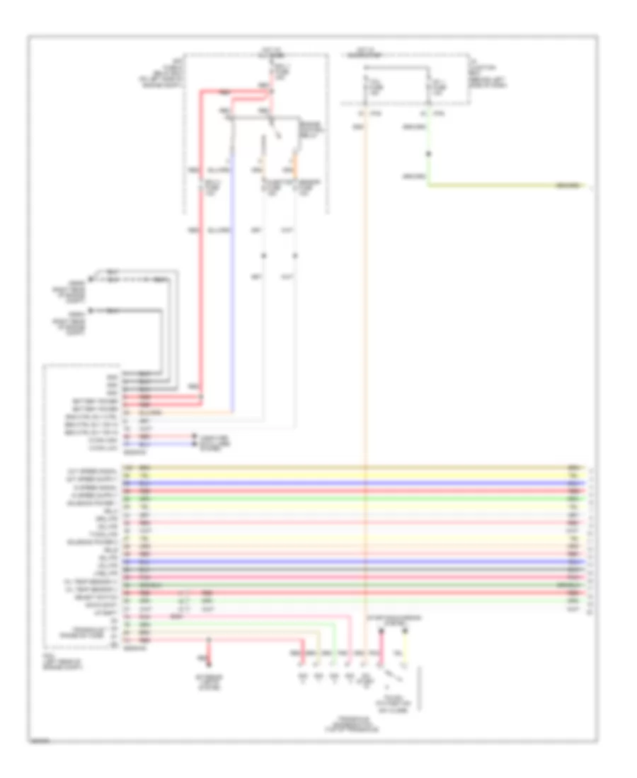Transmission Wiring Diagram 1 of 2 for Hyundai Accent GLS 2012